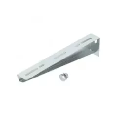   Obo Bettermann 6424740 MWA 12 31S FS fali és oszlopkonzol M10x25 rögzítőcsavarral B310mm FS szalaghorganyzott, DIN EN 10346