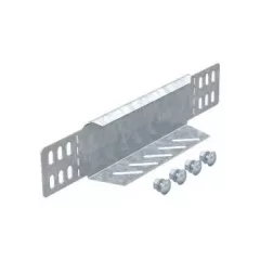   Obo Bettermann 7106122 RWEB 640 DD szűkítő-sarokelem/ véglezáró kábeltálcához 60x400 DD szalaghorganyzott Zink/Alumínium, Double Dip, DIN EN 10346