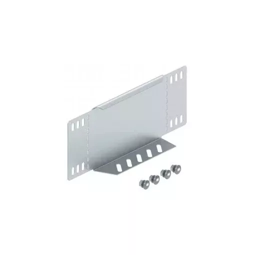 Obo Bettermann 7107536 RWEB 140 DD szűkítő-sarokelem/ véglezáró kábeltálcához 110x400 DD szalaghorganyzott Zink/Alumínium, Double Dip, DIN EN 10346