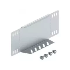   Obo Bettermann 7107562 RWEB 160 DD szukíto-sarokelem/ véglezáró kábeltálcához 110x600 DD szalaghorganyzott Zink/Alumínium, Double Dip, DIN EN 10346