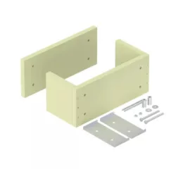   Obo Bettermann 7215782 ZSE90-31-17 LH Húzásmentesítő függőleges kábelnyomvonalhoz 360x225x200