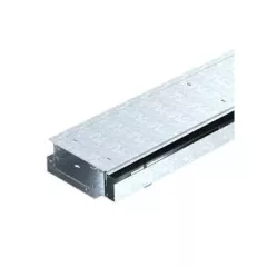   Obo Bettermann 7403816 OKB U 25085 BLON csatornaegység porvédővel 2000x273x80 FS szalaghorganyzott, DIN EN 10346