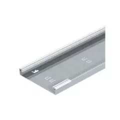   Obo Bettermann 7404882 AIKA U 25040 leágazócsatorna alsó része padlóra szerelt csatornához 2400x250x40 FS szalaghorganyzott, DIN EN 10346