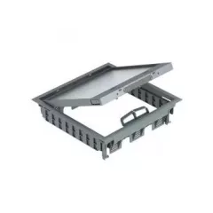   Obo Bettermann 7405083 GES9-3S U 7011 Szerelvénybeépítő egység univerzális beépítéshez 264x264x67   acélszürke