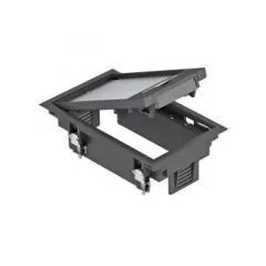   Obo Bettermann 7405116 GES2 U 7011 szerelvénybetét csatornaszereléshez 192x118x70   acélszürke