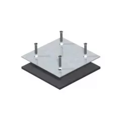   Obo Bettermann 7407076 DAT F vaklemez Telitank szerelőnyíláshoz 100x100x3 FS szalaghorganyzott, DIN EN 10346