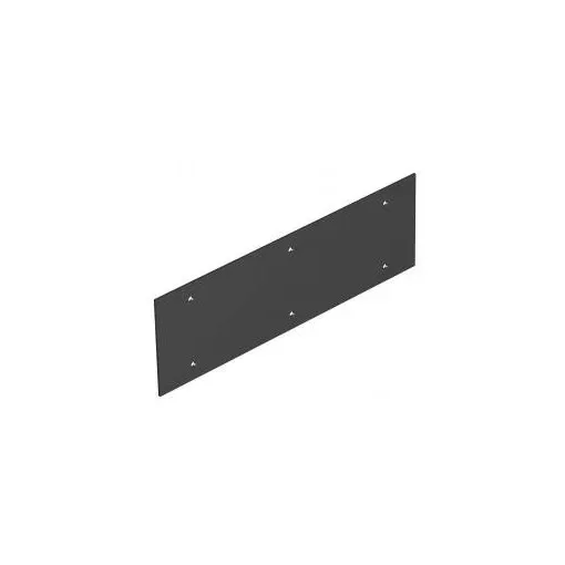 Obo Bettermann 7408132 T12L P04S 9011 fedlap  284x88mm   grafitszürke