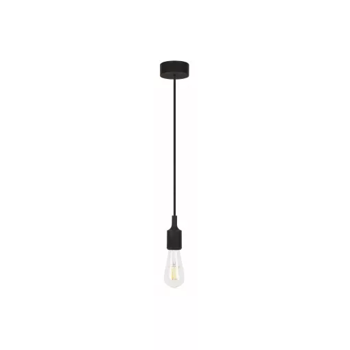 Rábalux 1412 ROXY beltéri függeszték, fekete színben, E27 foglalattal, 60W teljesítmény, IP20 védettséggel ( Rábalux 1412 )