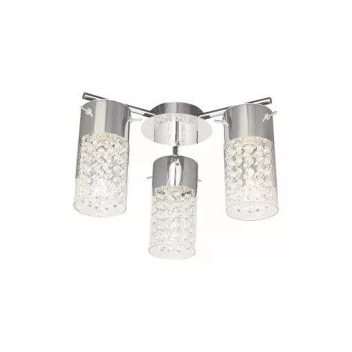 Rábalux 2195 NIAGARA beltéri fürdőszobai lámpa króm színben, 3db E14 foglalattal, IP44 védettséggel, 5 év garanciával ( Rábalux 2195 )