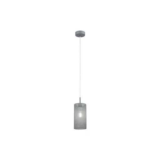 Rábalux 3018 CALLIA beltéri függeszték, szürke színben, E14 foglalattal, 25W teljesítmény, IP20 védettséggel ( Rábalux 3018 )