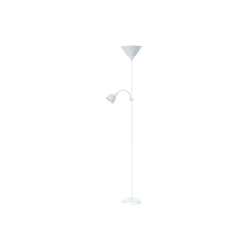 Rábalux 4061 ACTION beltéri állólámpa, fehér színben, 1db E27 és 1db E14 foglalattal, 100W teljesítmény, IP20 védettséggel ( Rábalux 4061 )
