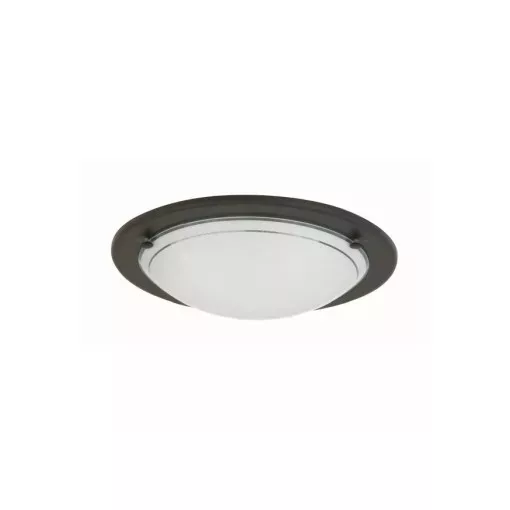 Rábalux 5103 UFO beltéri mennyezeti lámpa, fekete színben, E27 foglalattal, 60W teljesítmény, IP20 védettséggel, 5 év garanciával ( Rábalux 5103 )