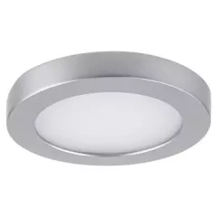   Rábalux 5275 COCO beltéri ráépíthető és beépíthető lámpa, ezüst színben, 230 lm, 3W teljesítmény, 25000h élettartammal, IP44 védettséggel, 5 év garanciával, 4000K ( Rábalux 5275 )
