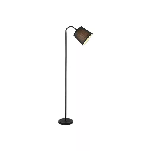 Rábalux 6640 GODRIC beltéri állólámpa, fekete színben, E27 foglalattal, 25W teljesítmény, IP20 védettséggel ( Rábalux 6640 )