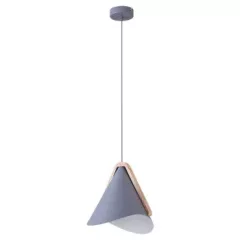   Rábalux 6649 NEVA beltéri függeszték, szürke színben, E27 foglalattal, 60W teljesítmény, IP20 védettséggel ( Rábalux 6649 )