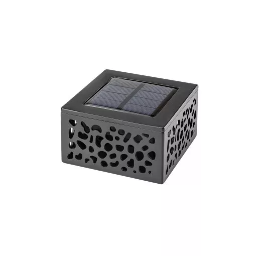 Rábalux 7032 MEDULIN kültéri napelemes lámpa, fekete színben, 8 lm, 0,5W teljesítmény, 12500h élettartammal, IP44 védettséggel, 3000K ( Rábalux 7032 )