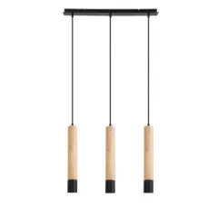   Rábalux 72133 BRAULIA beltéri függeszték, bükk színben, 3db GU10 foglalattal, 50W teljesítmény, IP20 védettséggel ( Rábalux 72133 )