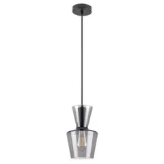   Rábalux 72161 Abra beltéri függeszték matt fekete színben, E27 foglalattal, IP20 védettséggel ( Rábalux 72161 )