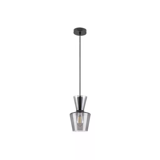 Rábalux 72161 Abra beltéri függeszték matt fekete színben, E27 foglalattal, IP20 védettséggel ( Rábalux 72161 )