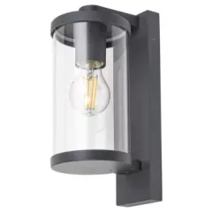   Rábalux 7891 SILISTRA kültéri fali lámpa, antracit színben, E27 foglalattal, 60W teljesítmény, IP44 védettséggel ( Rábalux 7891 )
