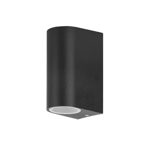 Rábalux 8030 CHILE kültéri fali lámpa, fekete színben, 2db GU10 foglalattal, 35W teljesítmény, IP44 védettséggel ( Rábalux 8030 )