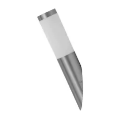   Rábalux 8261 INOX TORCH kültéri fali lámpa, szatin króm színben, E27 foglalattal, 25W teljesítmény, IP44 védettséggel ( Rábalux 8261 )