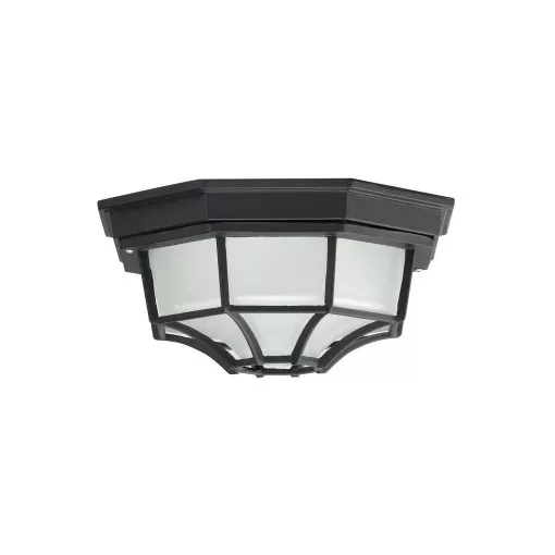 Rábalux 8346 MILANO kültéri mennyezeti lámpa, fekete színben, E27 foglalattal, 100W teljesítmény, IP43 védettséggel ( Rábalux 8346 )