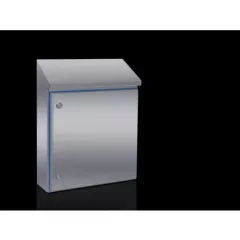   Rittal HD 1307.600 higiénikus rozsdamentes kompakt szekrény 1.4301 AISI 304, egyajtós, szerelőlappal 669x510x210 mm (magxszélxmély) IP66 1307600