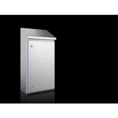   Rittal HD 1308.600 higiénikus rozsdamentes kompakt szekrény 1.4301 AISI 304, egyajtós, szerelőlappal 769x390x210 mm (magxszélxmély) IP66 1308600