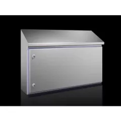   Rittal HD 1314.600 higiénikus rozsdamentes kompakt szekrény 1.4301 AISI 304, egyajtós, szerelőlappal 549x810x210 mm (magxszélxmély) IP66 1314600