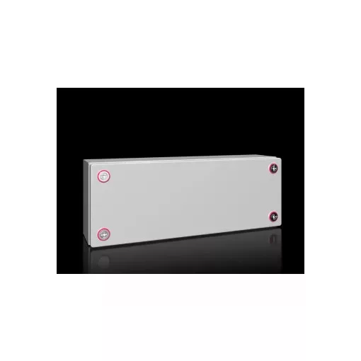 Rittal KX 1589.000 acéllemez kötődoboz bevezetőlemez nélkül 150x400x120 mm (magxszélxmély) 1589000