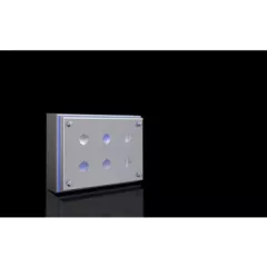   Rittal HD 1686.600 higiénikus rozsdamentes billentyűzetház 1.4301 AISI 304, 6 x 22,5 mm, 242x182x90 mm (magxszélxmély) 1686600