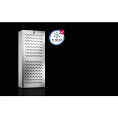   Rittal Blue e+ IT kültéri fali klíma 1,5 kW, alumínium, 110 V - 240 V, 1~, 50 Hz/60 Hz, IP56, 990x415x280 mm 3485330