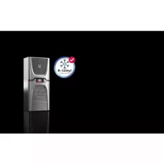   Rittal Blue e+ fali klíma 1,6 kW, nemesacél, 110 V - 240 V, 1~, 50 Hz/60 Hz, IP55, 950x400x310 mm 3485530