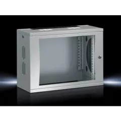   Rittal DK 7507.010 FlatBox lapraszerelt 19 colos ház, 9 U 492x600x400 mm (magxszélxmély) 7507010