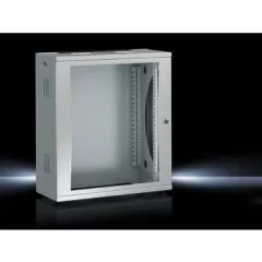   Rittal DK 7507.030 FlatBox lapraszerelt 19 colos ház, 15 U 758x600x400 mm (magxszélxmély) 7507030