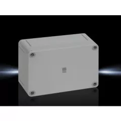   Rittal PK 9508.000 polikarbonát csatlakozódoboz szürke, zárt fedéllel 94x130x57 mm (magxszélxmély) 9508000