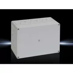   Rittal PK 9521.050 polikarbonát csatlakozódoboz kikönnyítéssel, 24 x M20, 180x254x111 mm (magxszélxmély) 9521050