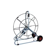   RUNPOTEC 204160 Galvanizált bevonatú fém kerekes acél csévélődob 
Ø 11 mm, üvegszál rúdhoz ( RUNPOTEC 204160 )