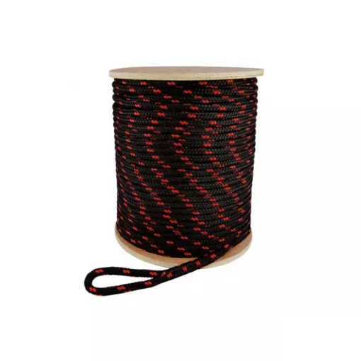 RUNPOTEC 206160 poliészter behúzó kötél dobon, 12 mm, 200 m 2180 kg, ( RUNPOTEC 206160 )