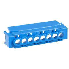   Schneider 13586 K.fedél 4/8 furatos csatlakozóblokk (nulla-föld sín)
