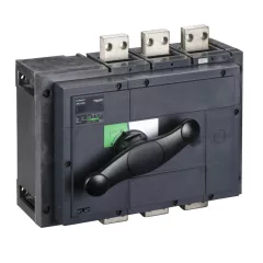   Schneider Electric, 31334, szakaszolókapcsoló 3P 1250A 690V AC 50/60 Hz, fekete rotációs hajtással, Interpact INS1250 (Schneider 31334)