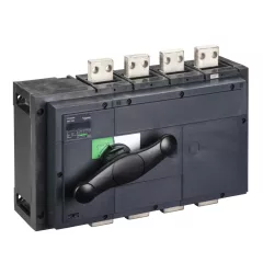   Schneider Electric, 31337, szakaszolókapcsoló 4P 1600A 690V AC 50/60 Hz, fekete rotációs hajtással, Interpact INS1600 (Schneider 31337)