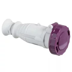   Schneider Electric, 82465, Törpefeszültségű ipari csatlakozó lengő dugalj egyenes 2P 32A , 20-25V 50/60 Hz, IP67, lilla, csavaros csatlakozás, PratiKa (Schneider 82465)