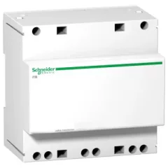   Schneider Electric, A9A15222, moduláris bisztonsági transzformátor 63 VA, 230V/12-24V AC 50/60 Hz, ACTI9 (Schneider A9A15222)