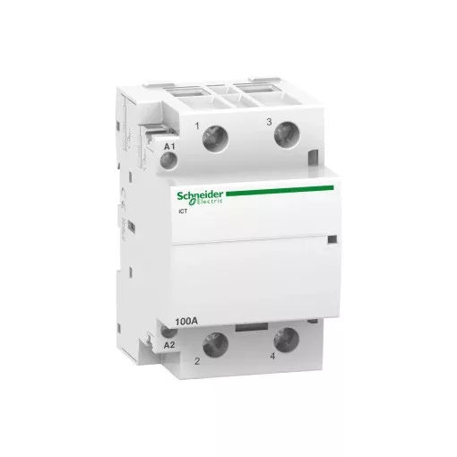 Schneider Electric, Moduláris kontaktor 100A, 2 Záró érintkező, 220-240V AC 50 Hz (Schneider A9C20882)