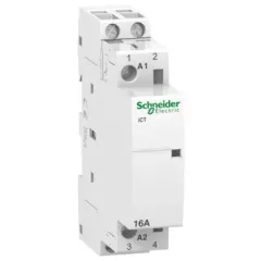   Schneider Electric, Moduláris kontaktor 16A, 2 Záró érintkező, 24V AC 50 Hz (Schneider A9C22112)