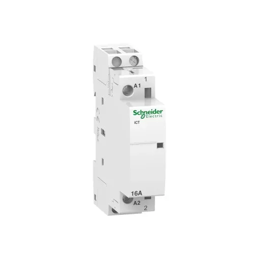 Schneider Electric, Moduláris kontaktor 16A, 1 Záró érintkező, 220V AC 50 Hz (Schneider A9C22511)
