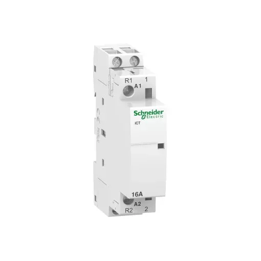 Schneider Electric, Moduláris kontaktor 16A, 1 Záró + 1 Nyitó érintkező, 220V AC 50 Hz (Schneider A9C22515)