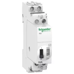   Schneider Electric, ACTI9 iTLI, A9C30315, impulzusrelé 1P 16A, 1 Záró + 1 Nyitó érintkező, 130 V AC / 48 V DC vezerlés, ACTI9 iTLI (Schneider A9C30315)